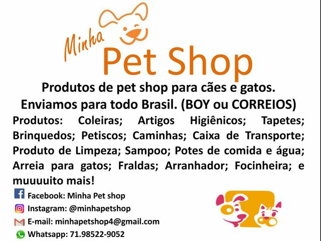Artigos de Pet Shop para cães e gatos