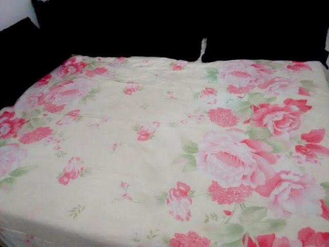 Cama americana e colchão Ortobom casal perfeito estado