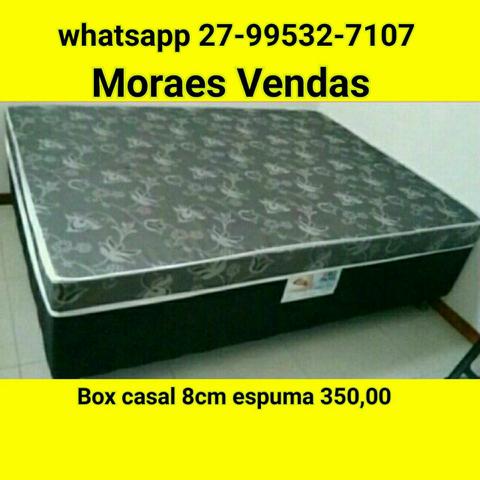 Cama box casal 7cm espuma 