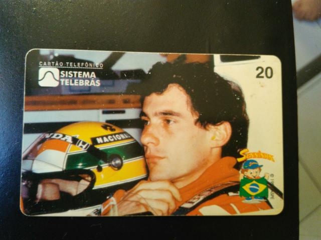 Cartão telefônico Ayrton Senna  GP de Portugal
