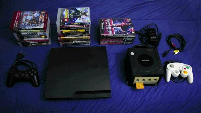 Kit PlayStation 3 com 21 Jogos + GameCube com 6 Jogos