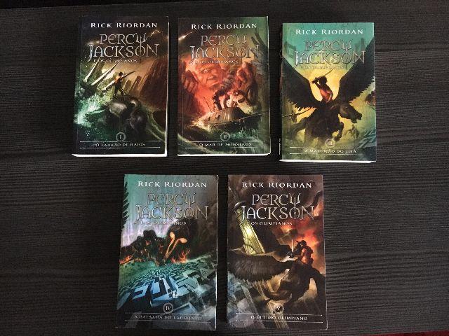 Livros Percy Jackson e os Olimpianos