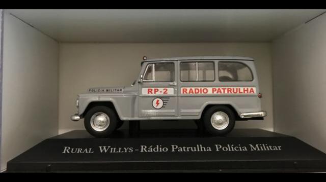 Miniatura Rural Willys Radio Patrulh