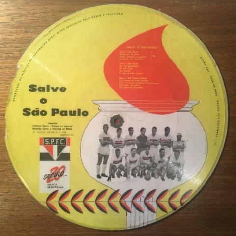 S P F C - Picture Disc - Salve o Sao Paulo - Raridade