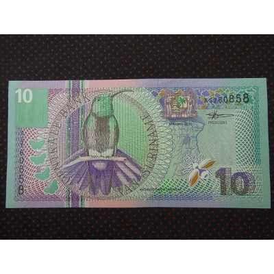  - Suriname 10 Gulden  FE