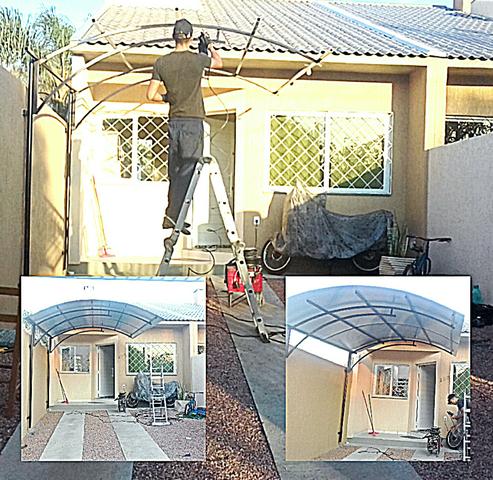 Toldos em policarbonato