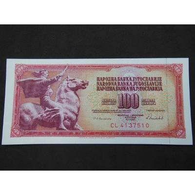  - Yugoslávia 100 Dinara  FE