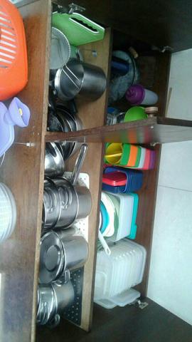 Armário Cozinha de Madeira Imbuia