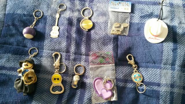 Coleção de chaveiros