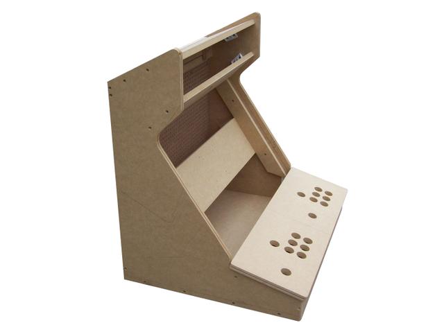 Gabinete Fliperama - Bartop Modelo Tradicional MDF Crú