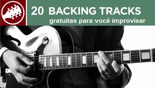 Guitarra com método Backing Tracks- Veja
