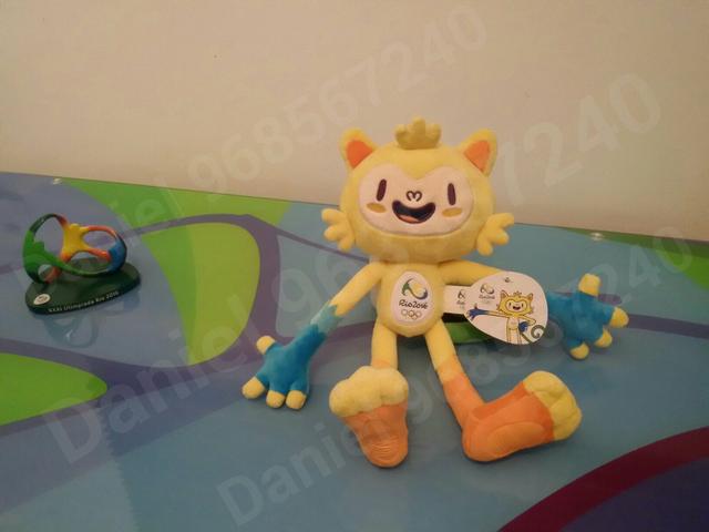 Mascote Vinícius das Olimpíadas Rio cm