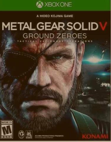 Xbox One Metal Gear Solid V: Ground Zeroes Midia Física!