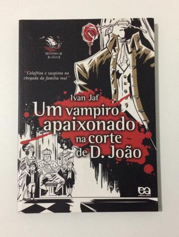 2 livros Dom Casmurro e Um vampiro apaixonado na corte de D.