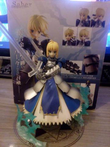 Action Figure Fate/Zero - Saber - Chogokin (Bandai)