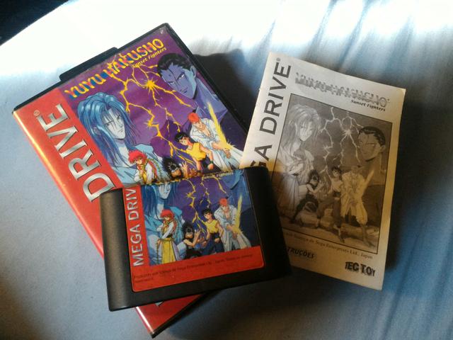 Cartucho original para mega drive yu yu hakusho sunset