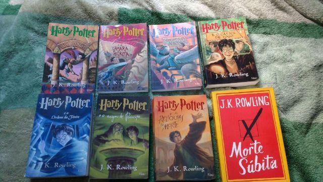 Coleção Harry Potter em bom estado