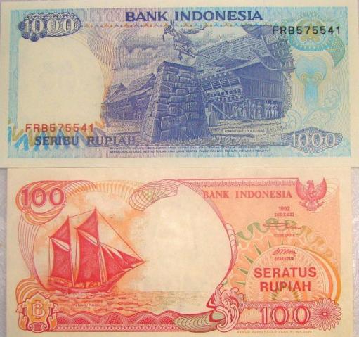 Indonésia - Série de 2 Cédulas FE -  (VCat: 2,75)