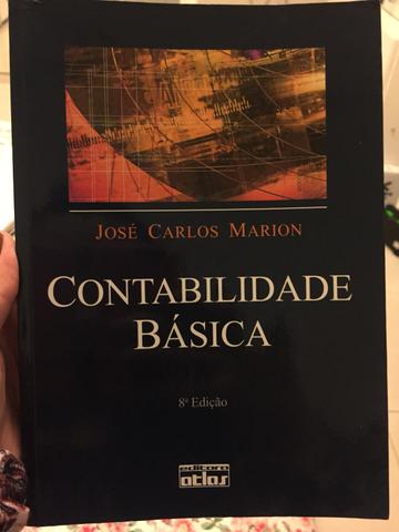 Livro " Contabilidade Básica" de José Carlos Marion em