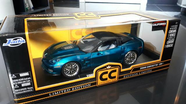 Miniatura Corvette ZR metal 1:18 Jada nova lacrada -