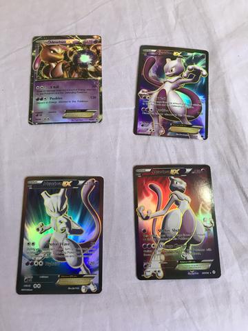 POKEMON - Kit com 4 MewtwoEX