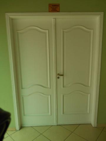 Porta de abrir 2 Folhas Madeira Maciça Almofadada, Luxo