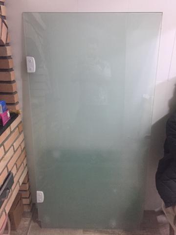 Porta de vidro temperado