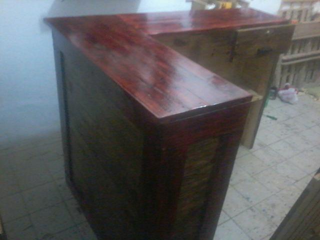 Promoções de balcões de pallets rústico todos os modelos