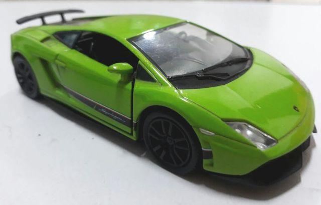 12,5cm Lamborghini de metal -Fricção abre as portas