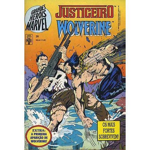 Gibi Grandes Heróis Marvel nº 26 - Justiceiro / Wolverine