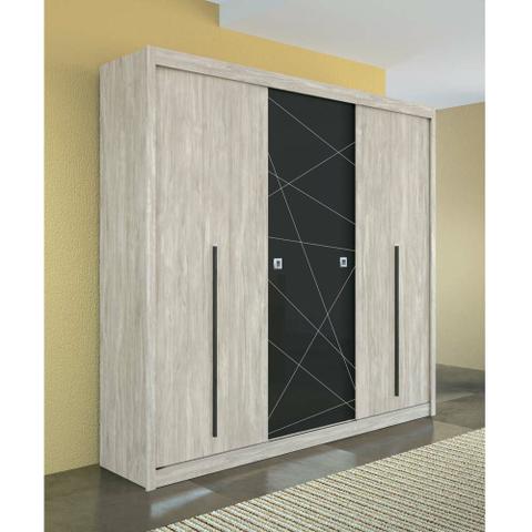 Guarda roupa casal 3 portas de correr