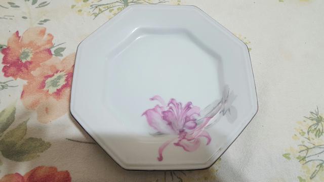 Kit 6 pratos pequeno raso porcelana schmidt clássico