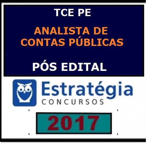 Rateio concurso TCE-PE pós edital Analista - Estratégia
