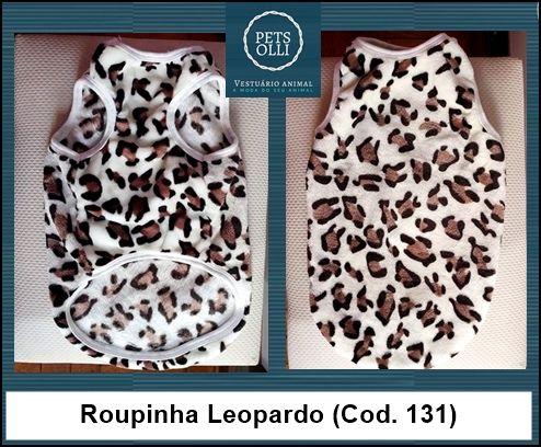 Roupinha de Leopardo (Cod. 131) roupinha para pets/cachorro