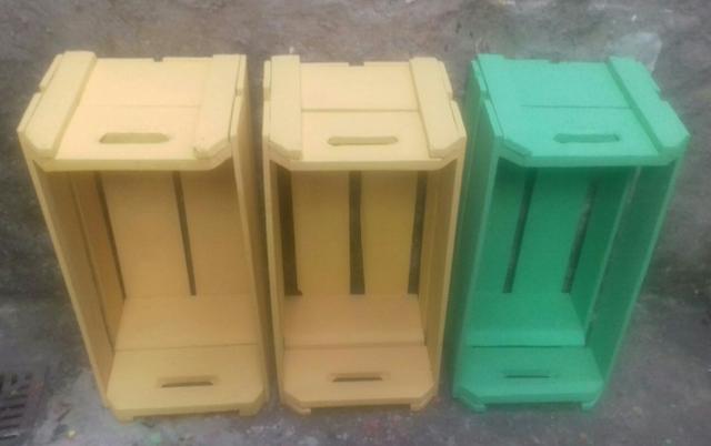 Caixotes de Feira coloridos