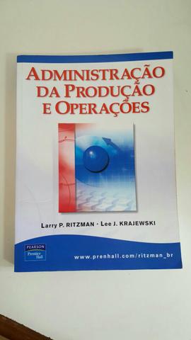 Livro Administração de Produção e Operações - Ritzman