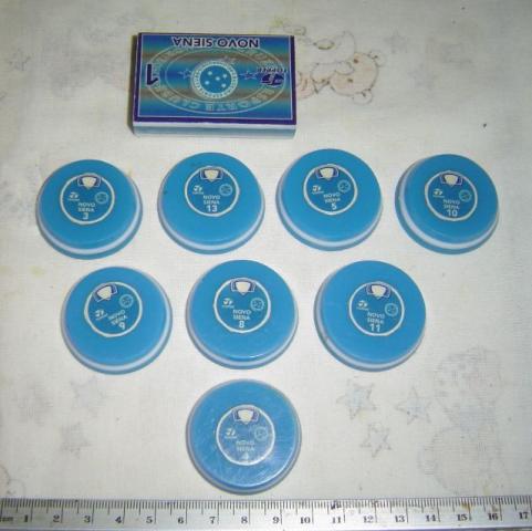 Lote De 8 Botões Antigos + Goleiro - Cruzeiro - Raros