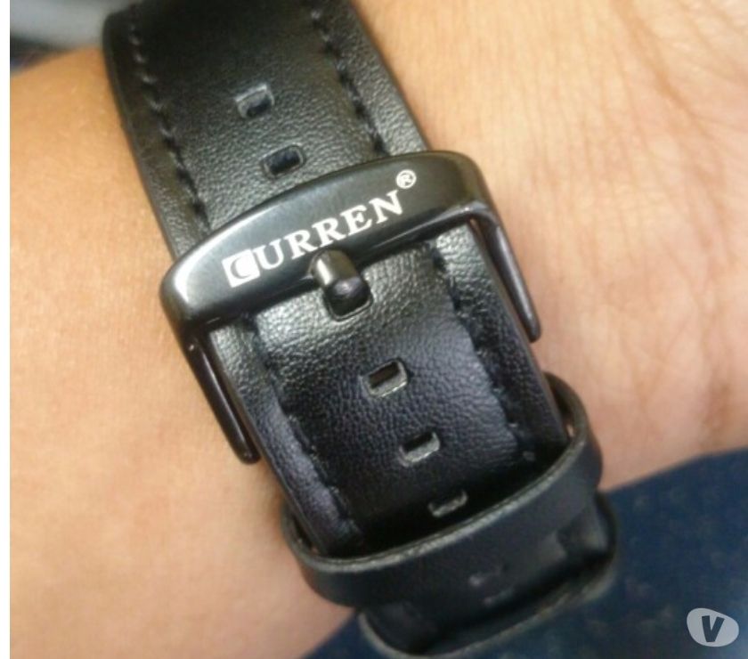 Relógio Masculino Curren Pulseira De Couro Esportivo