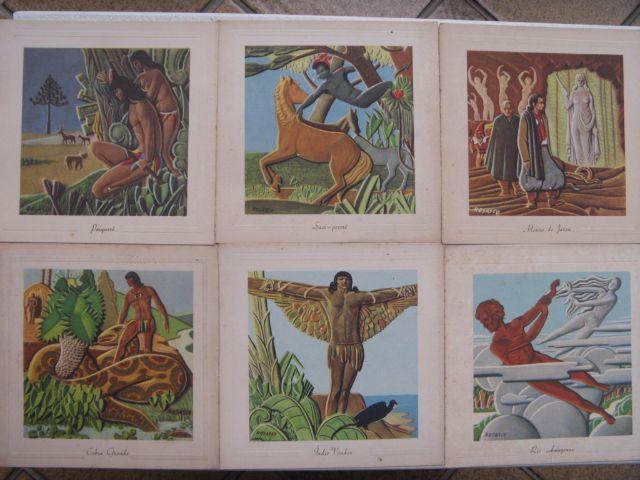 Seis Gravuras Por Rosasco De Cenas Folclóricas Brasileiras