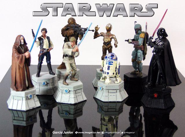 Xadrez Star Wars Coleção de chumbo (64 personagens) - Hobbies e coleções -  Irajá, Rio de Janeiro 1258068131