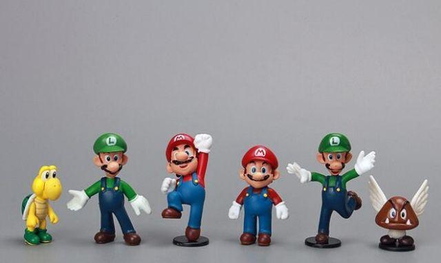 18 Miniaturas Game Mario World Novas
