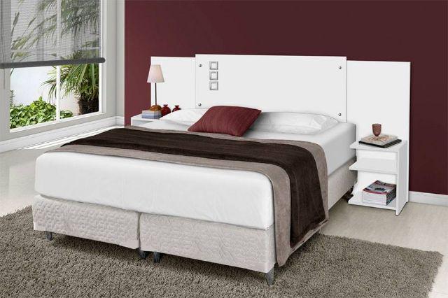 Cabeceira com criado mudo modelos diversos