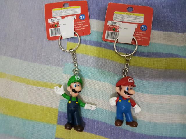 Chaveiro Mário e Luigi