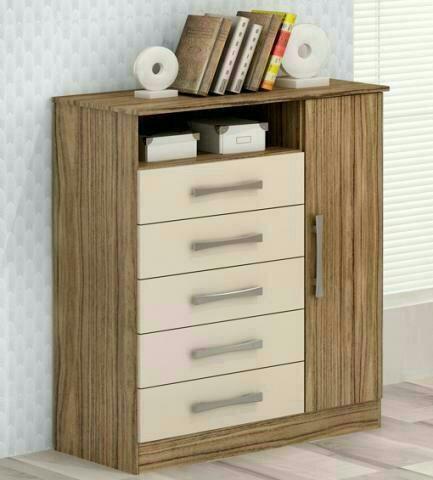 Comoda Madri com sapateira 100% MDF Produto Novo