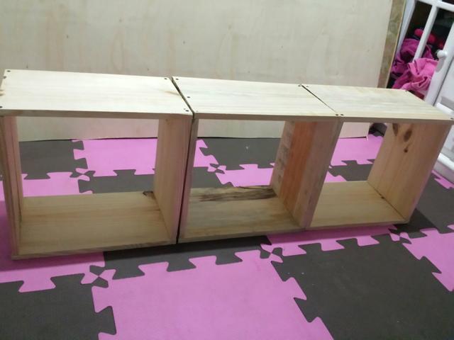 Conjunto Nichos Madeira Grandes