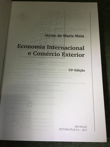 Economia Internacional e Comércio Exterior 15ª Edição