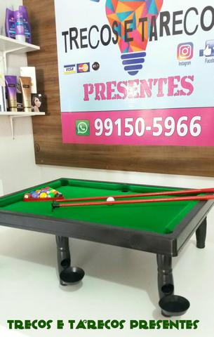 Jogo de Sinuca de mesa completo