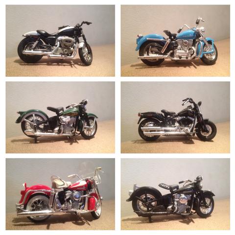 Miniatura Moto Harley Davidson escala 1/18