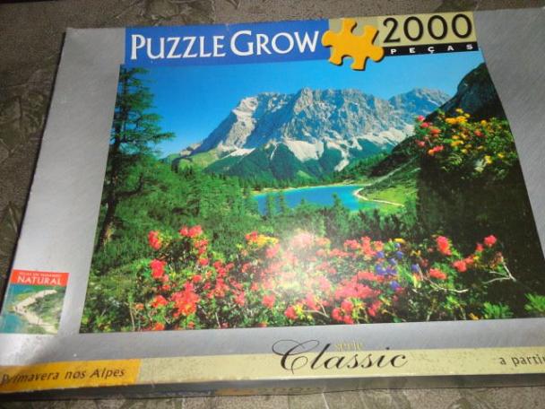 Puzzle Grow  Peças Classic Primavera Nos Alpes