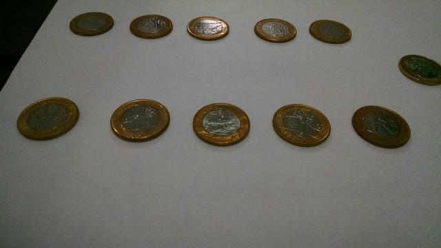 Vendo moedas de colecionador